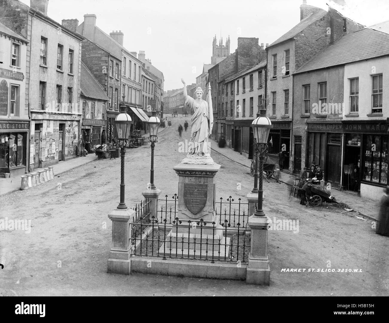 Fotografia commemorativa che evidenzia l'eroismo e la devozione dei patrioti irlandesi della ribellione del 1798, onorando il loro ruolo nella storia irlandese. Foto Stock