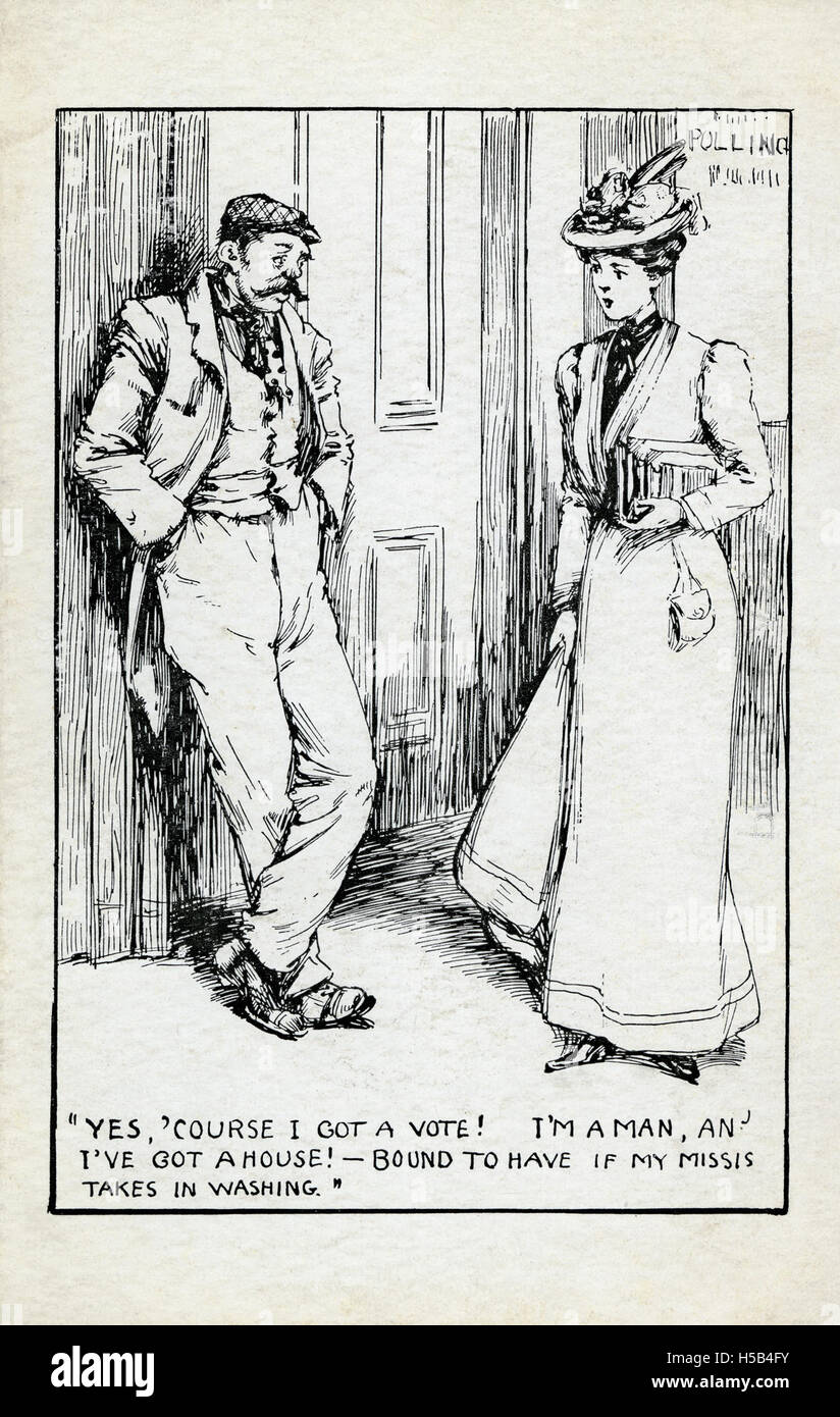 Immagini raffiguranti il movimento del suffragio, che potenzialmente illustrano momenti chiave, individui o temi associati ai diritti delle donne e alla lotta per il suffragio, finalizzate a sensibilizzare o sostenere la causa. Foto Stock