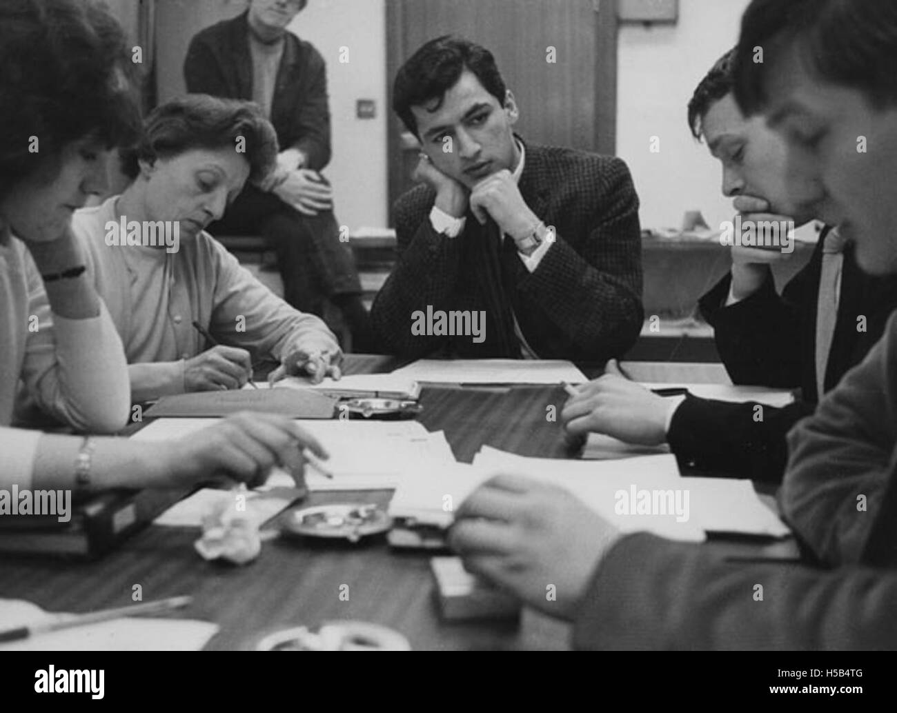 Una fotografia del 1964 raffigura il Comitato sindacale degli studenti, che probabilmente mostra i membri coinvolti nella leadership degli studenti e nelle attività del campus durante quel periodo. Foto Stock
