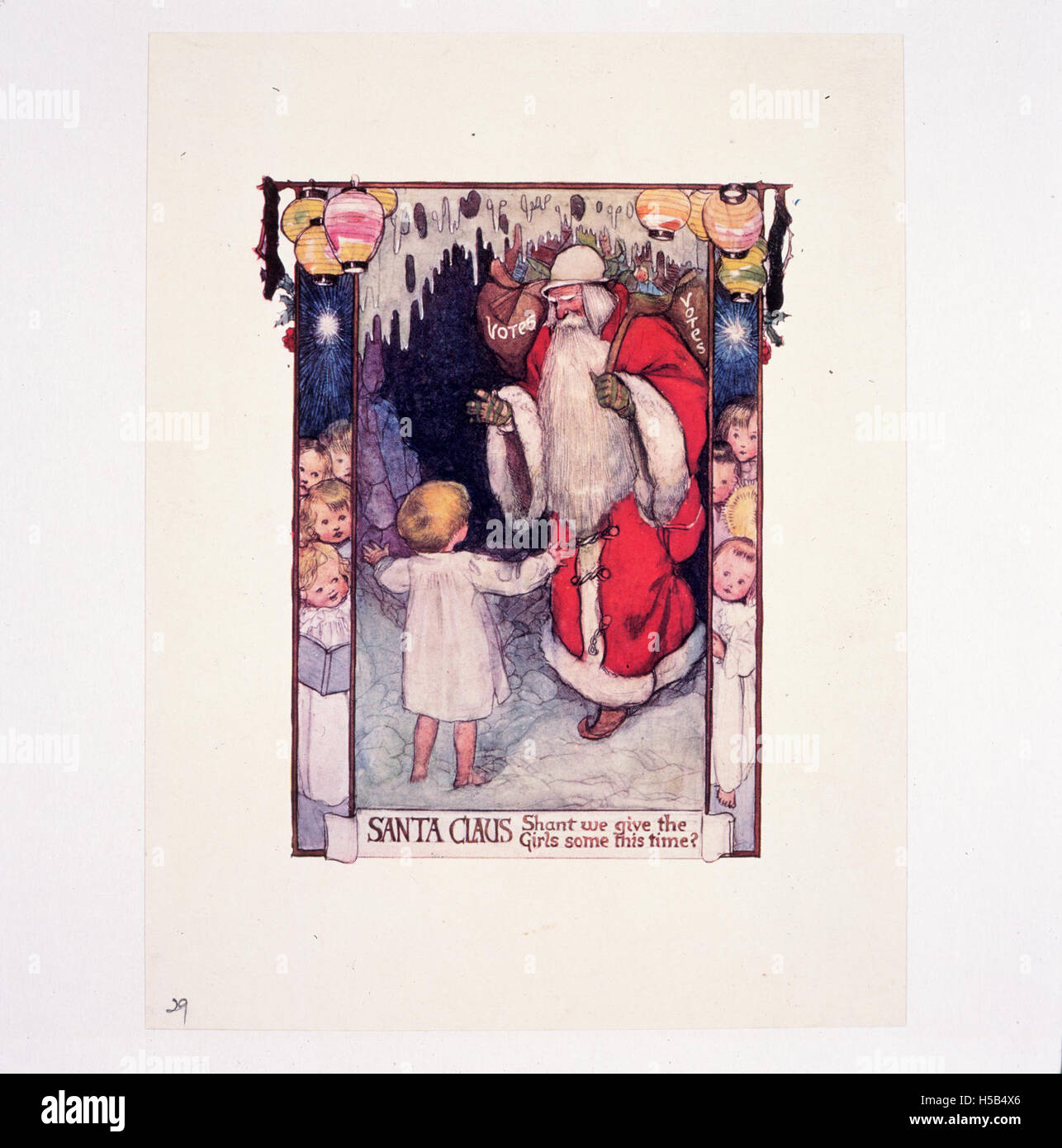 Mary Lowndes era un'artista e suffragista britannica nota per il suo lavoro nelle vetrate colorate e per il sostegno ai diritti delle donne. Questo album presenta una collezione dei suoi successi artistici e contributi al movimento del suffragio. Foto Stock