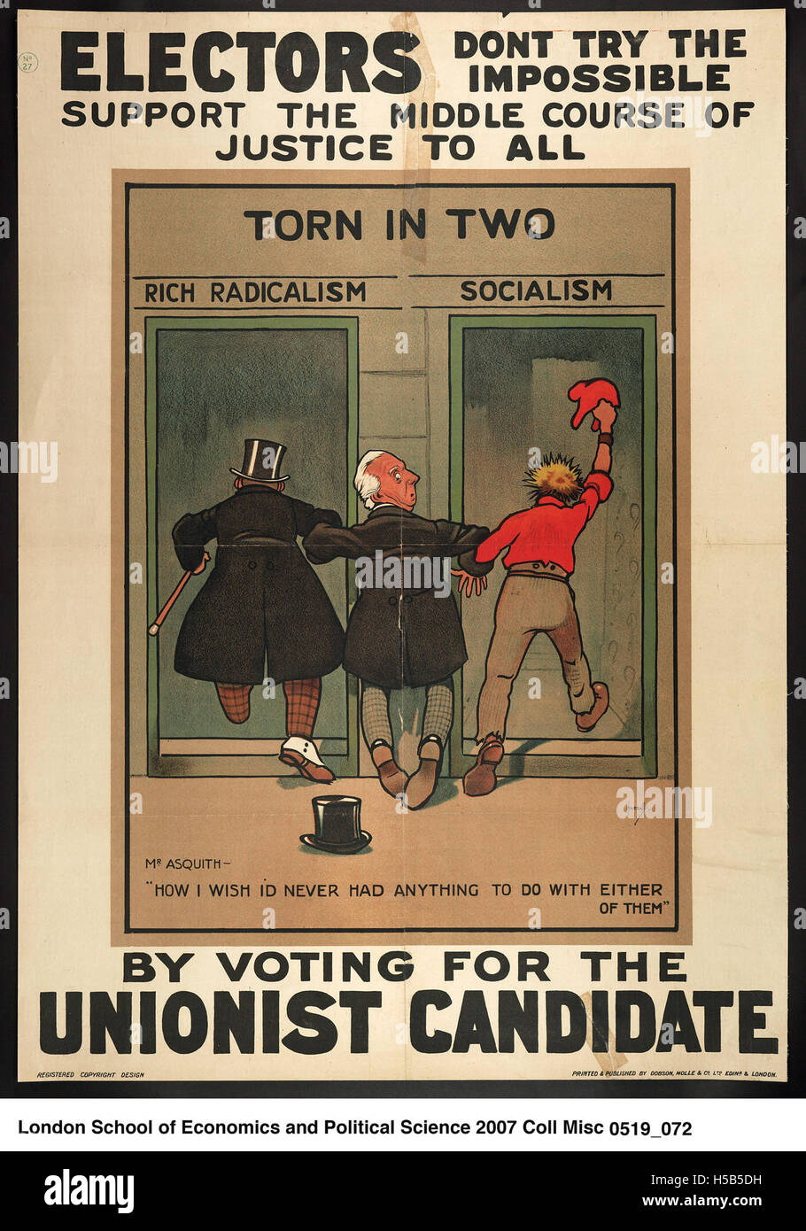 La frase "lacerata in due" potrebbe riferirsi a un evento, un'opera d'arte o una narrazione che rappresenta divisione o conflitto, catturando un momento storico o una rappresentazione simbolica di tensioni sociali o politiche. Foto Stock