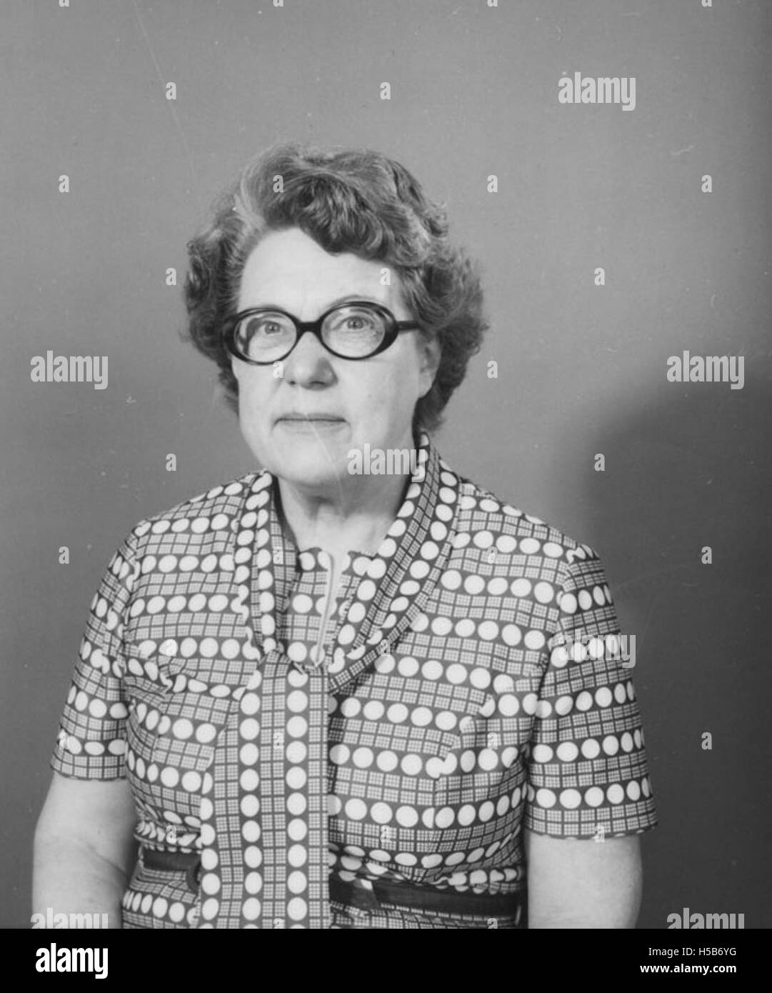 Questa fotografia mostra Eunice 'Biki' Wilson nel 1984. Nota per i suoi contributi a varie cause sociali, divenne una figura influente nella sua comunità in quel periodo. Foto Stock
