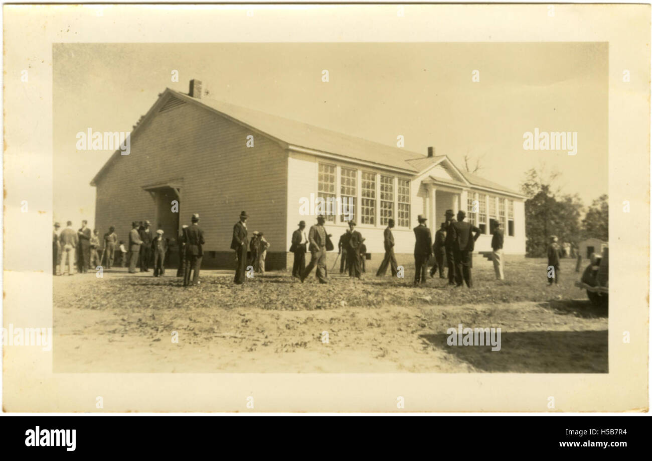 La domanda di WP 5189 si riferisce al Mathis School Building nella contea di Alcorn, Alabama. Il documento probabilmente delinea i piani per lo sviluppo o la conservazione di questo sito educativo storico. Foto Stock