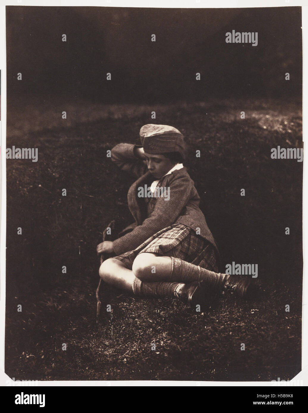 Un ritratto del principe Alfredo, duca di Edimburgo, del 1856, che offre uno sguardo sulla vita reale durante la metà del XIX secolo. Il ritratto mostra un abbigliamento formale e regali reali. Foto Stock