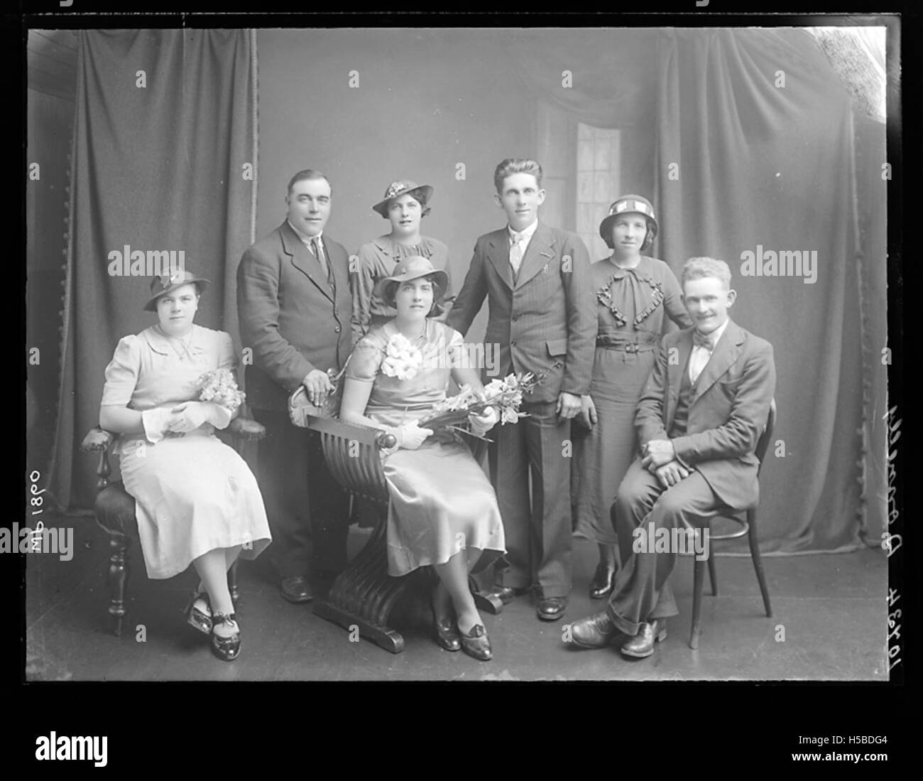 Questa immagine presenta un individuo di nome Donnelly, forse associato a un evento storico o sociale, raffigurato in un ritratto o in una fotografia. Foto Stock