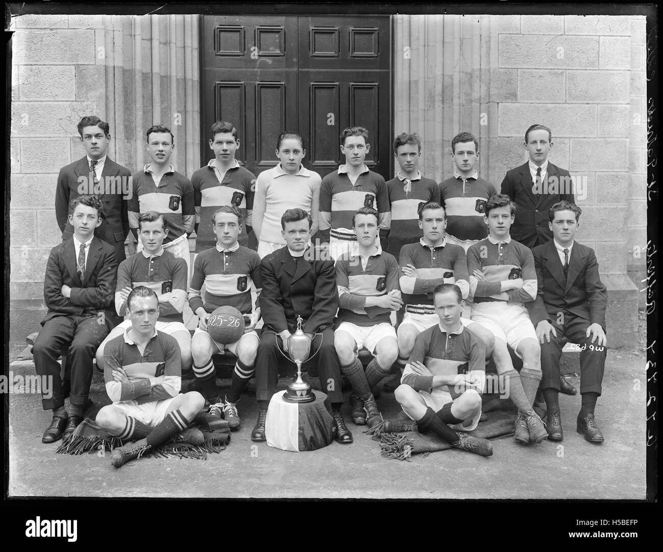 La squadra di football del St Patrick's College è una squadra sportiva associata al St Patrick's College. La squadra partecipa a varie competizioni calcistiche, rappresentando il collegio in eventi regionali o nazionali. Foto Stock