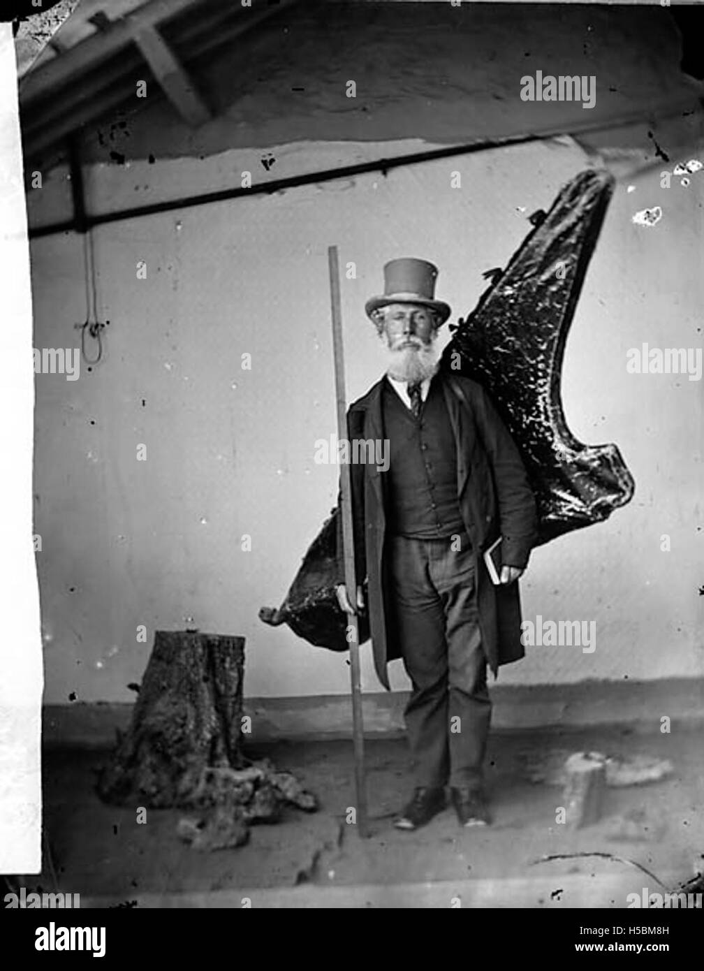 Il signor Roberts era un arpista di Newtown, probabilmente rinomato per il suo talento musicale. Questo titolo suggerisce la sua associazione con la vita culturale o musicale della città, forse eseguendo o insegnando l'arpa durante il suo tempo. Foto Stock