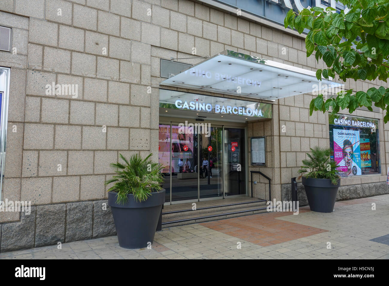 Casino di Barcellona al Porto Olimpico Foto Stock