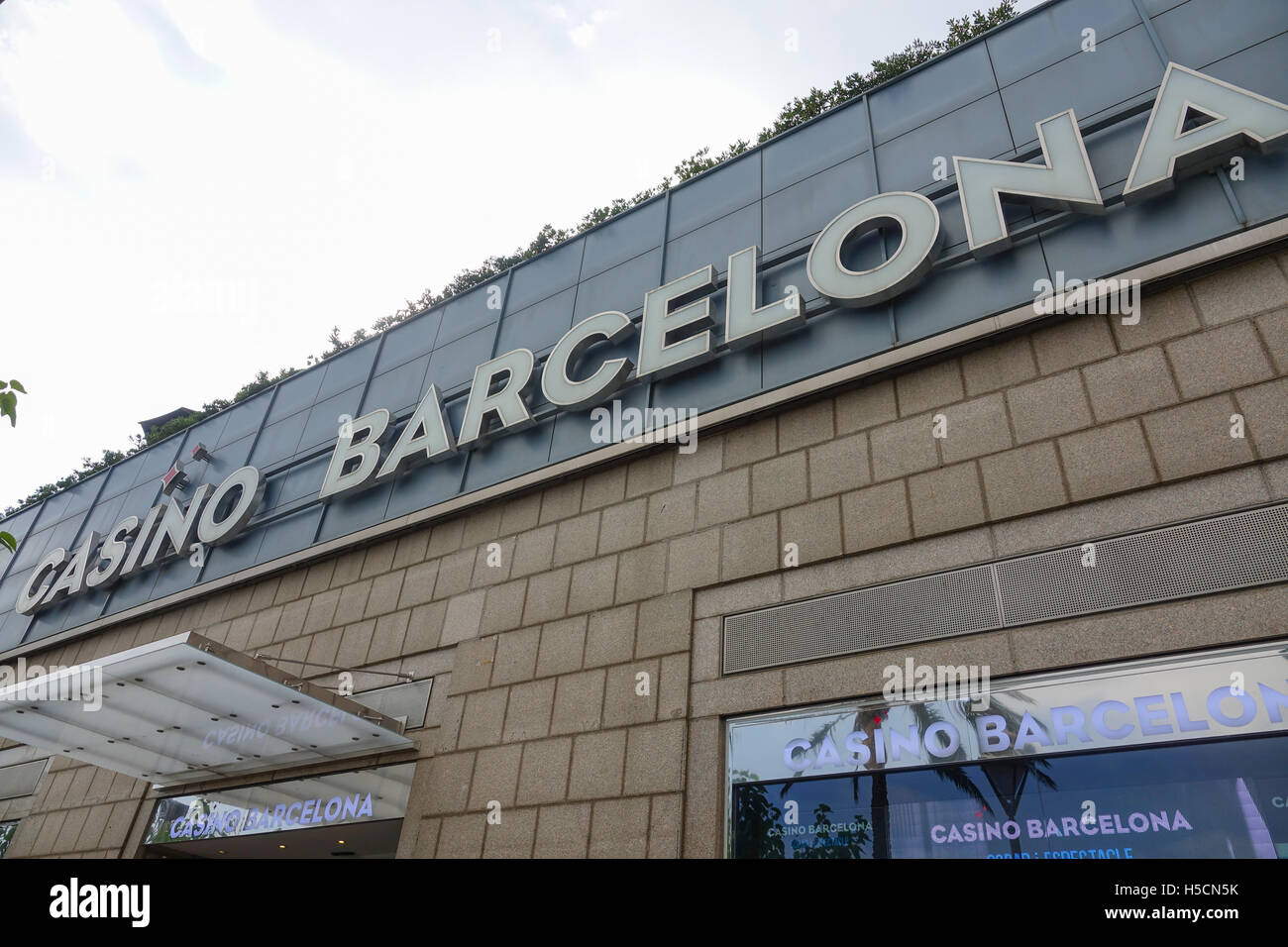 Casino di Barcellona al Porto Olimpico Foto Stock