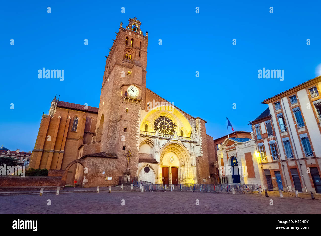 Cattedrale Saint-Etienne, Toulouse, Francia Foto Stock