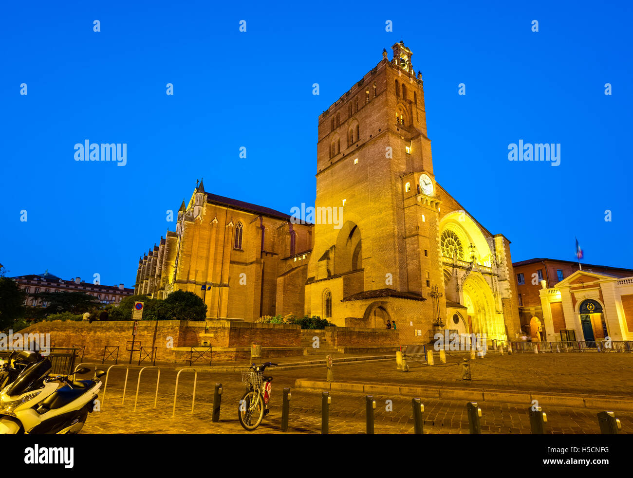 Cattedrale Saint-Etienne, Toulouse, Francia Foto Stock