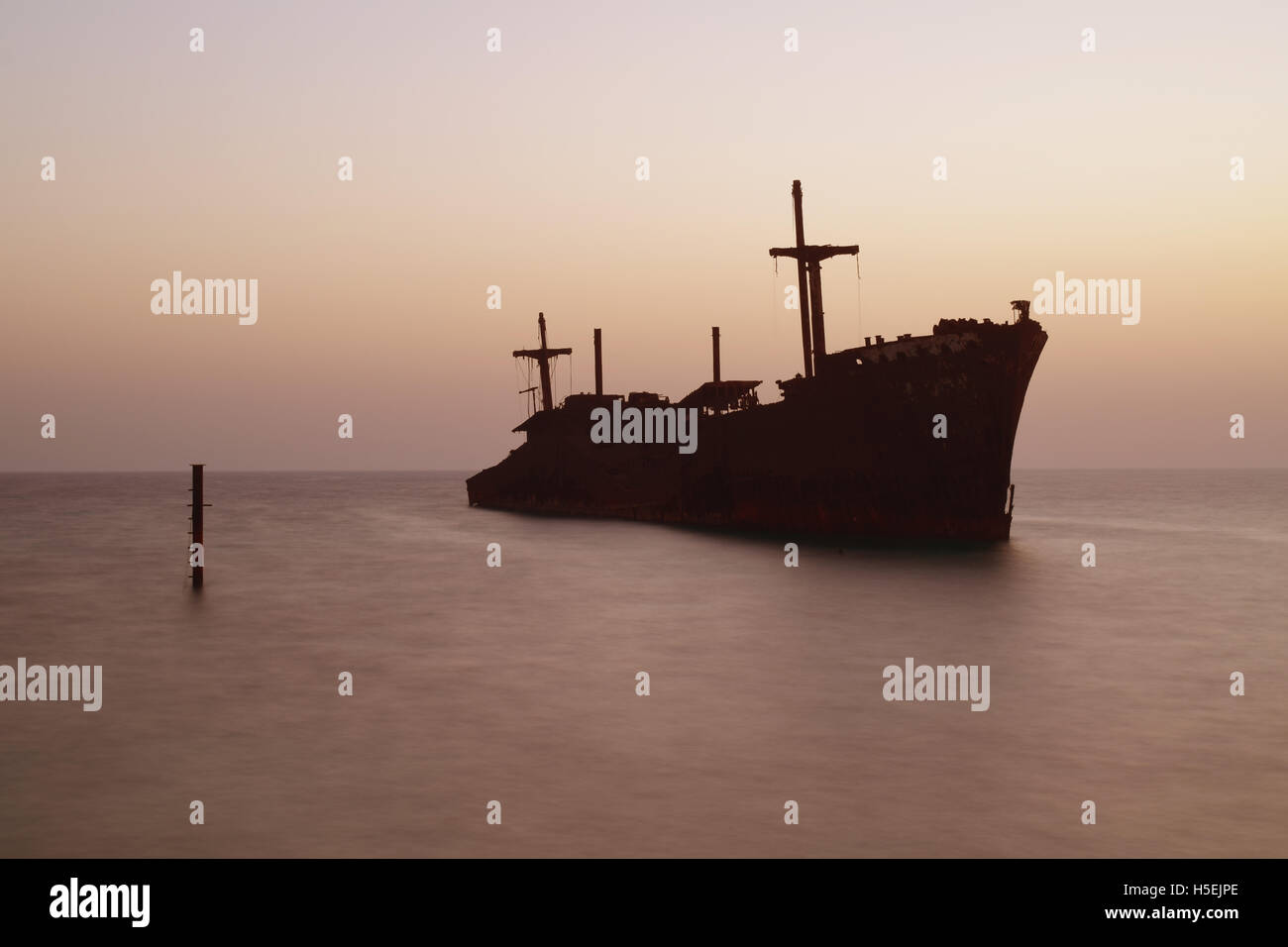 La nave greca in Kish Island Foto Stock