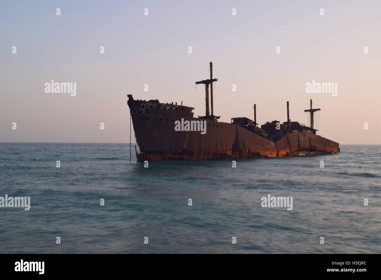 La nave greca in Kish Island Foto Stock