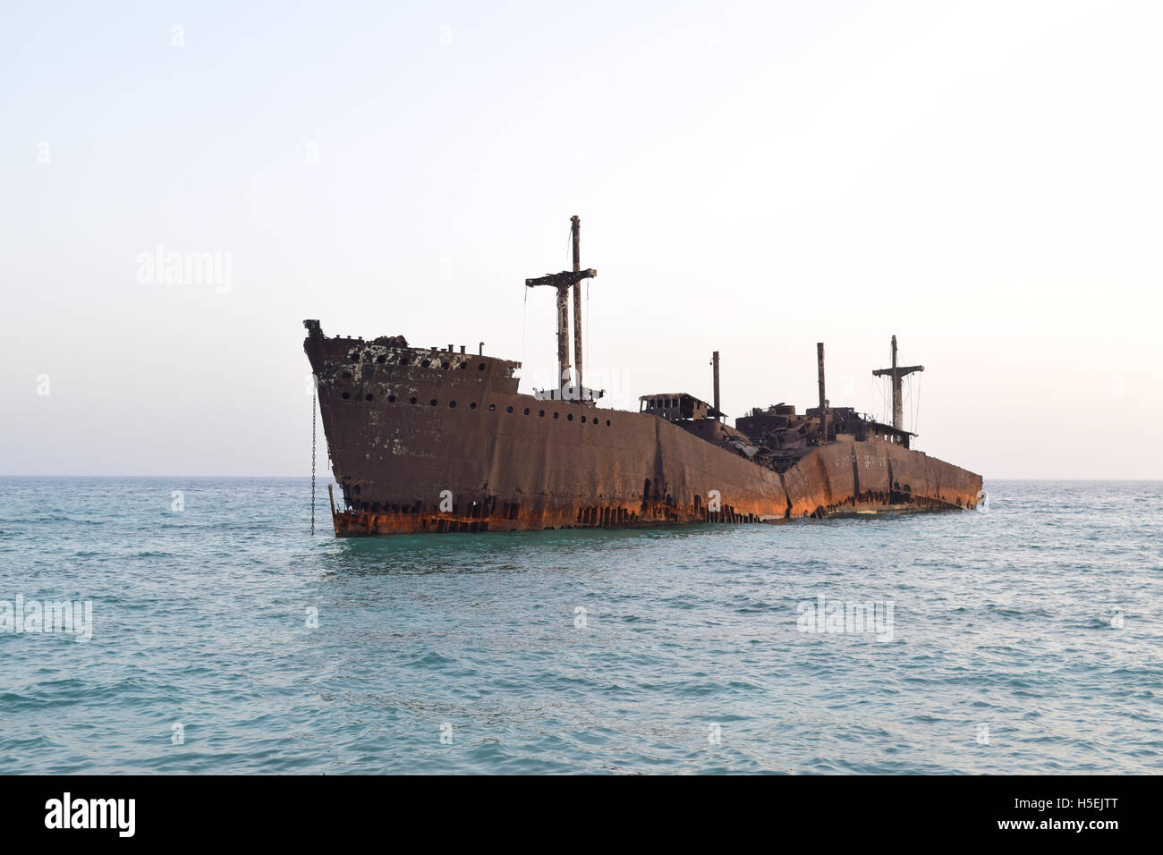 La nave greca in Kish Island Foto Stock