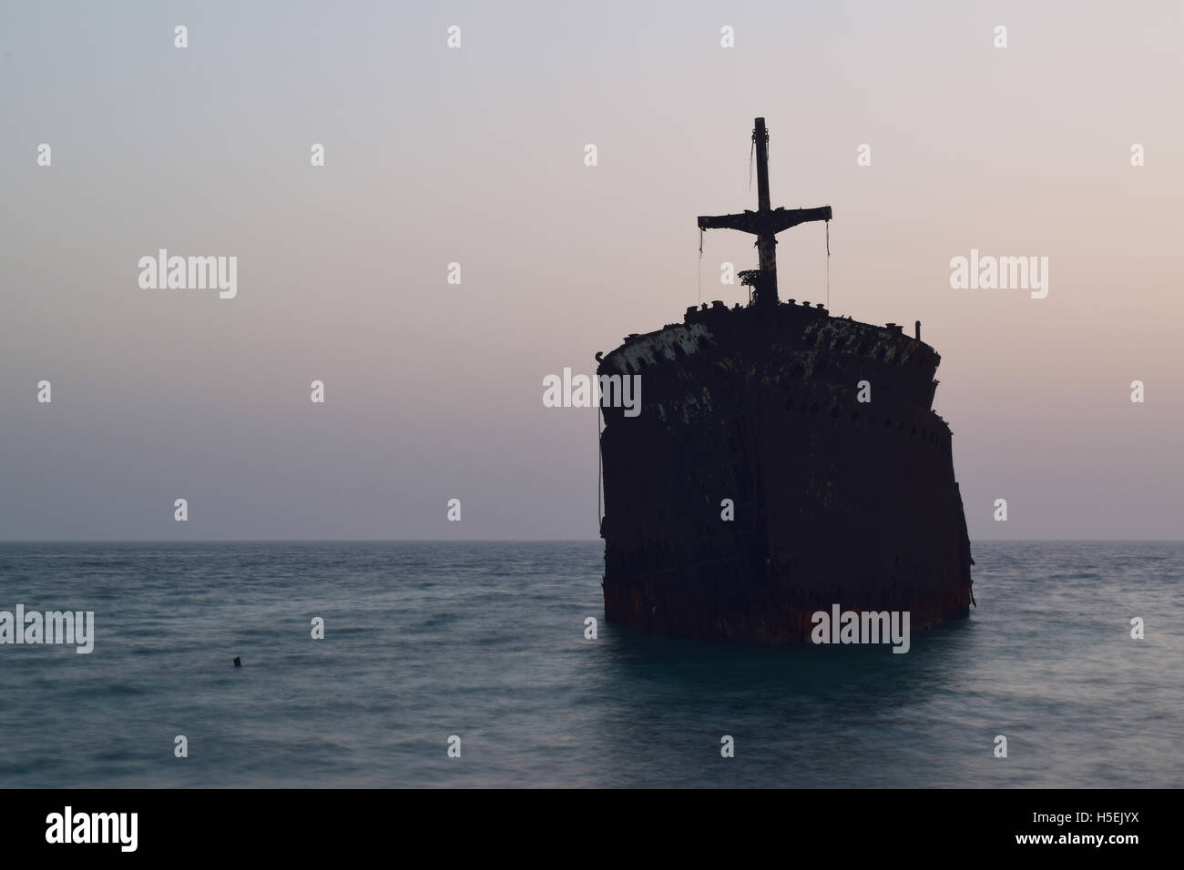 La nave greca in Kish Island Foto Stock