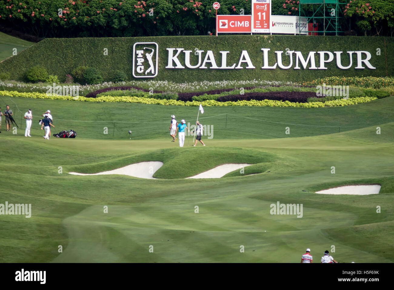 Kuala Lumpur, Malesia. Xx oct, 2016. Di salita 2016 PGA Golf Championship ufficialmente inizia oggi a TPCKL campo da golf a Kuala Lumpur. Credito: Danny Chan/Alamy Live News. Foto Stock