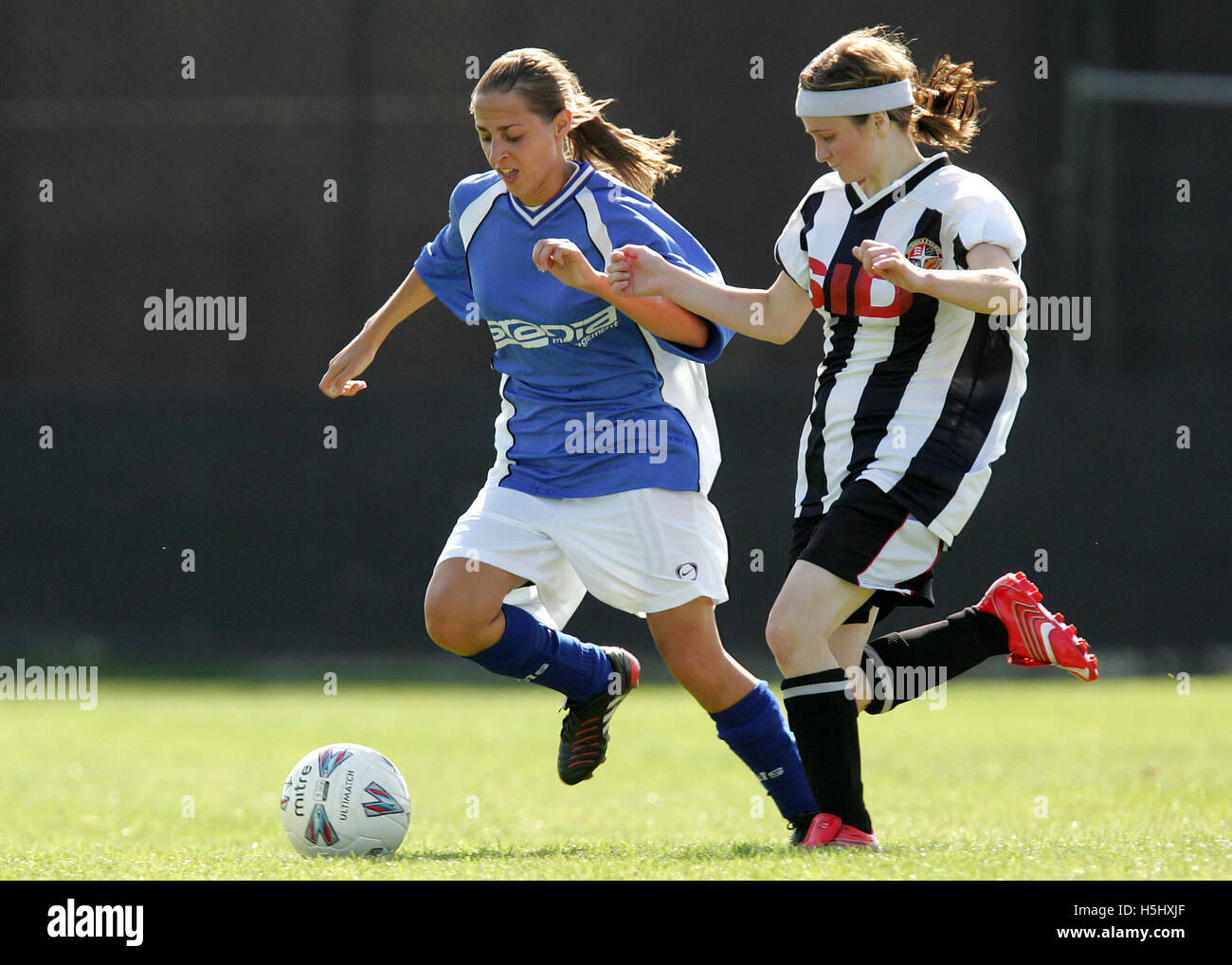 Thurrock & Tilbury vs Billericay Town - Womens FA Cup Turno preliminare a Tilbury FC - 10/09/06 Foto Stock