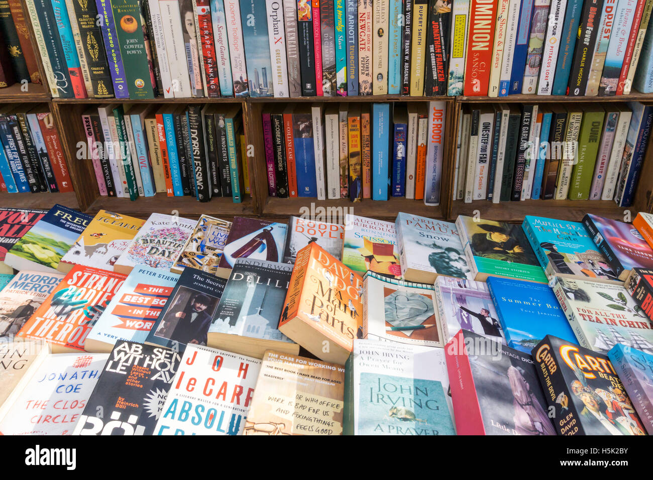 Libri di seconda mano per la vendita. Foto Stock