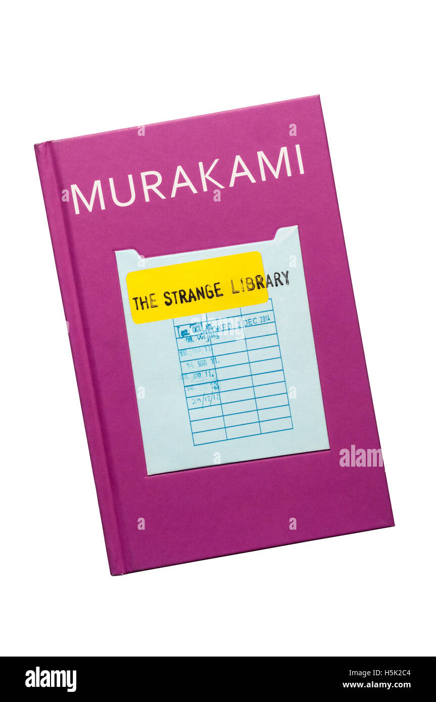 Una copia della Libreria di strano da Haruki Murakami. Pubblicato per la prima volta nel Regno Unito nel 2014. Foto Stock