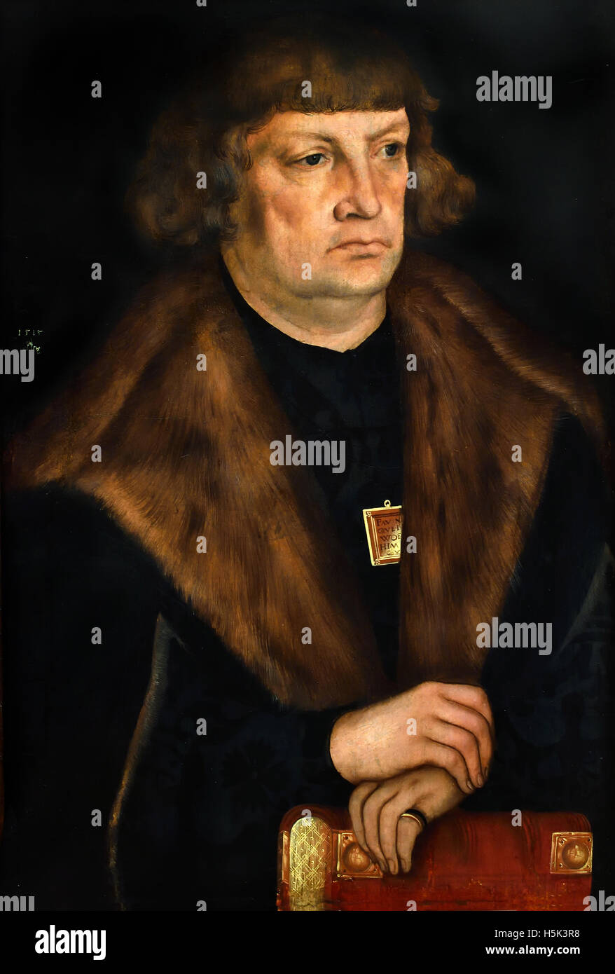 Der giurista Leonhard Badehorn 1510 -1587 Lucas Cranach il giovane 1513-1586 il tedesco in Germania Foto Stock