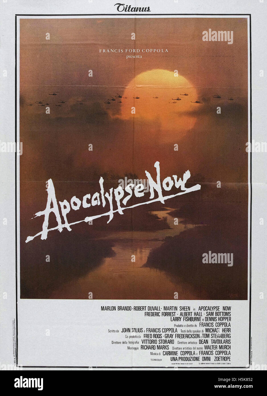 Apocalypse Now - poster del filmato Foto Stock