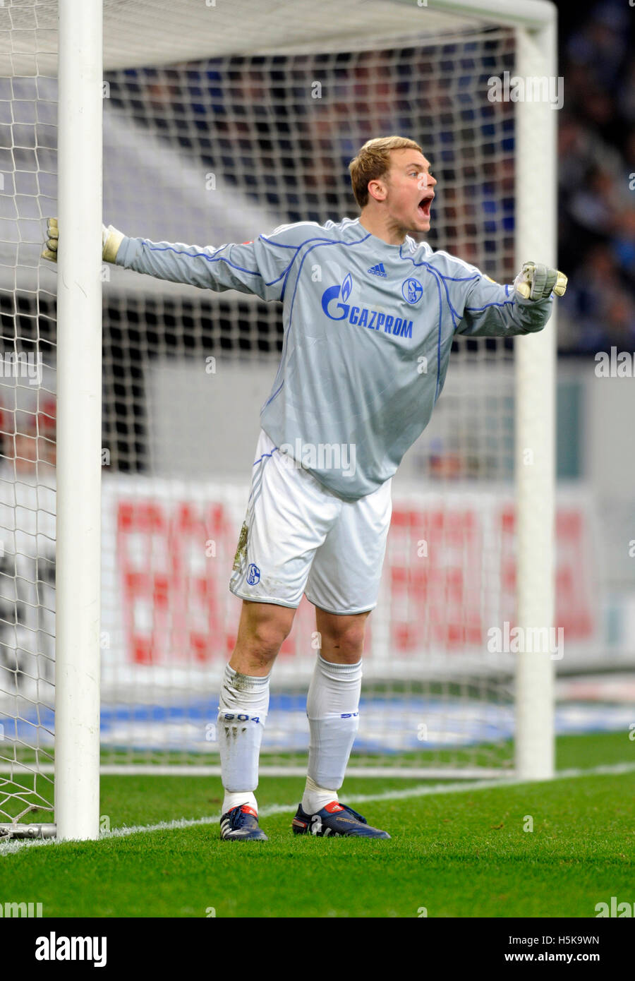 Manuel Neuer, FC Schalke 04 vs FC Bayern Monaco, calcio, Bundesliga, della Lega calcio tedesca Foto Stock