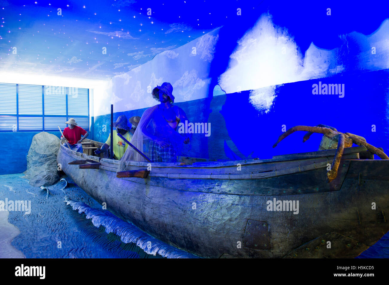 Display in Kattankudy Heritage Museum, costruito per preservare il patrimonio islamico del paese, Kattankudy, vicino a Batticaloa, Sri Foto Stock