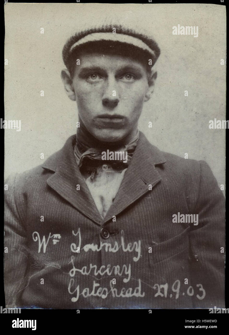 William Townsley, operaio, arrestato per il furto di gioielli Foto Stock