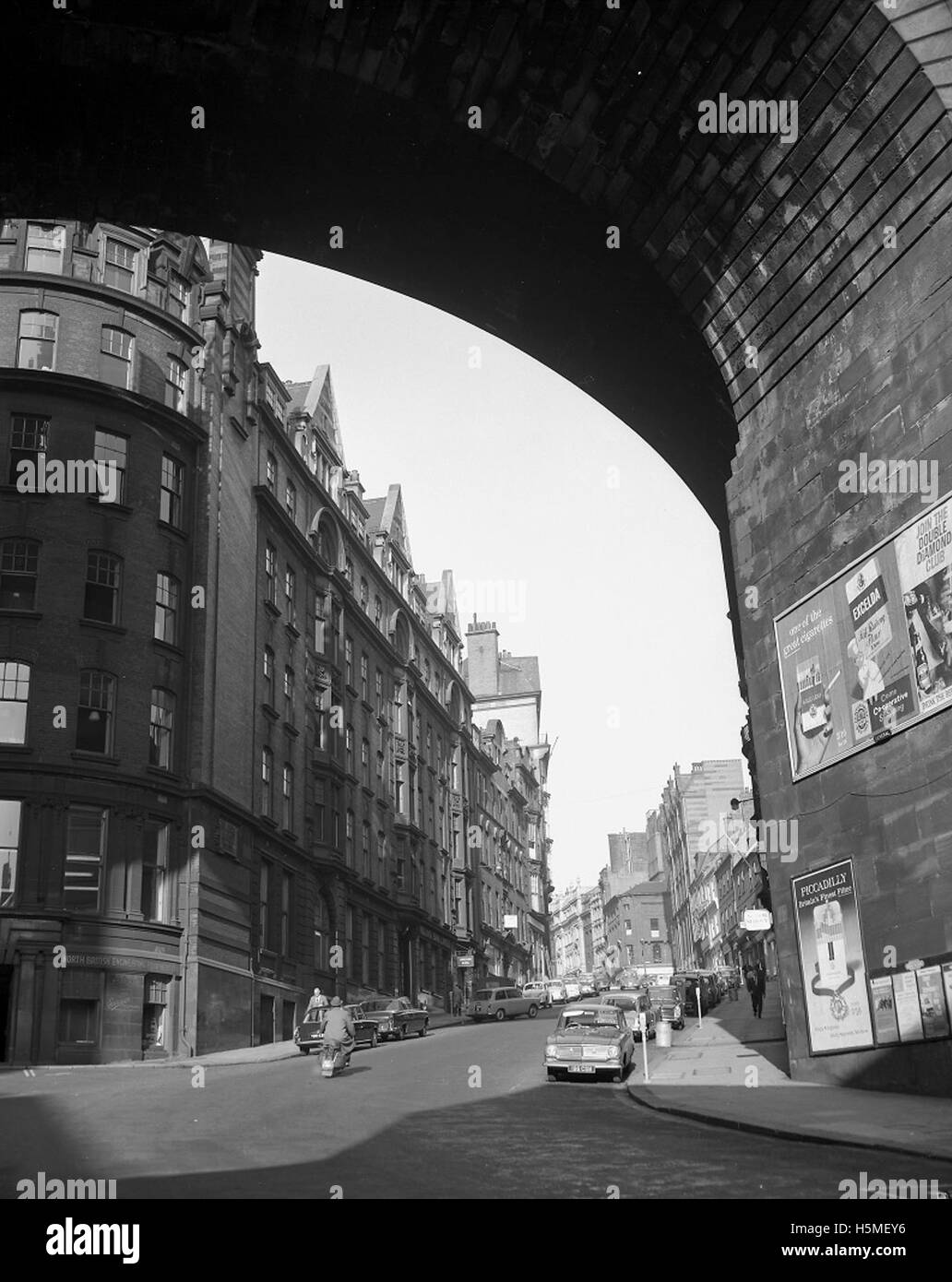 Ricerca di Dean Street, Newcastle upon Tyne Foto Stock