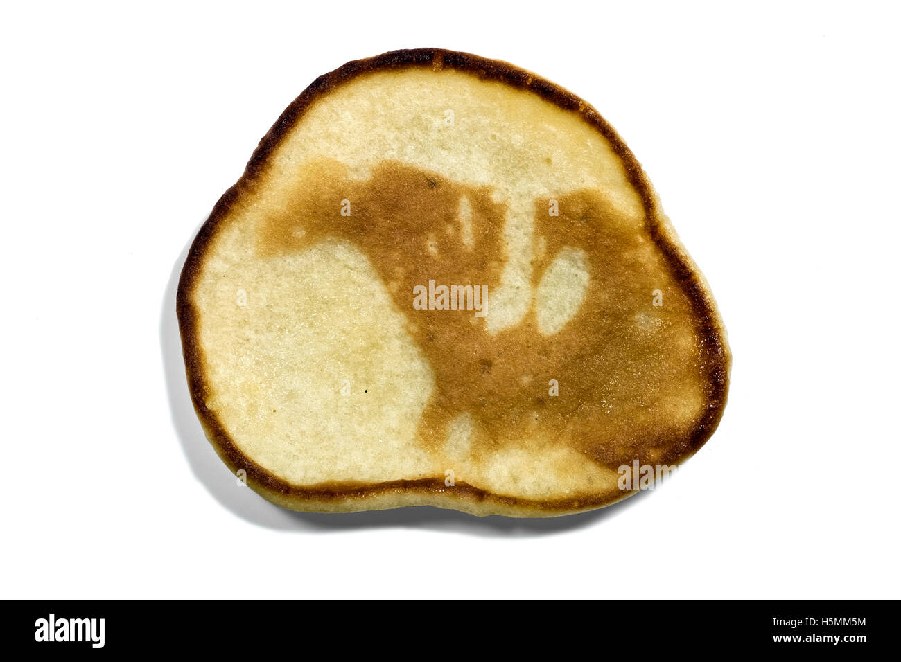 Fresh pancake russo girato fuori con immagini fantastiche cavallo Foto Stock