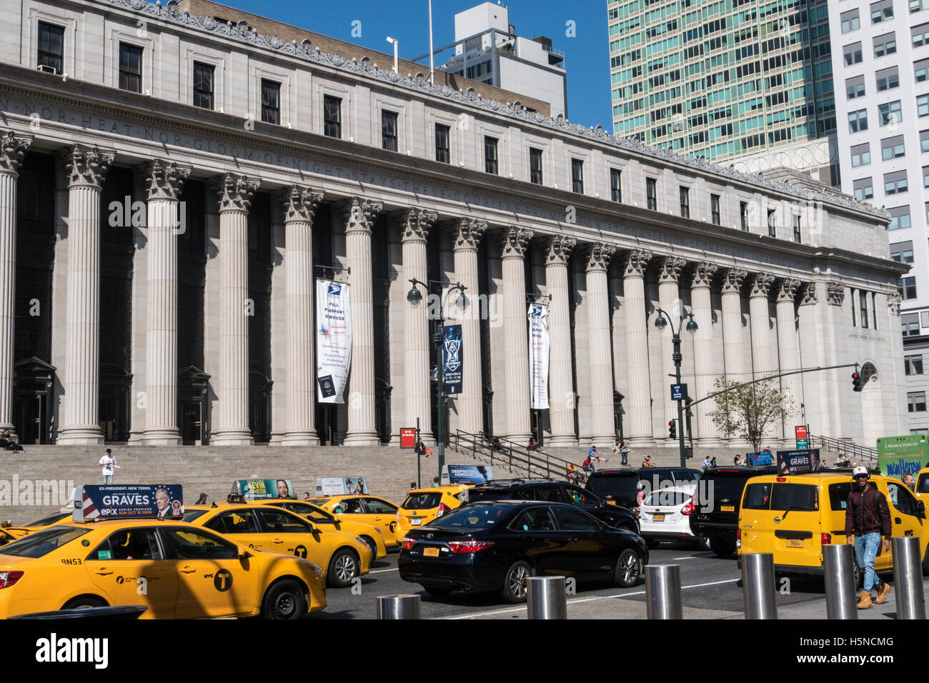 James A. Farley Post Office Building, New York Foto Stock