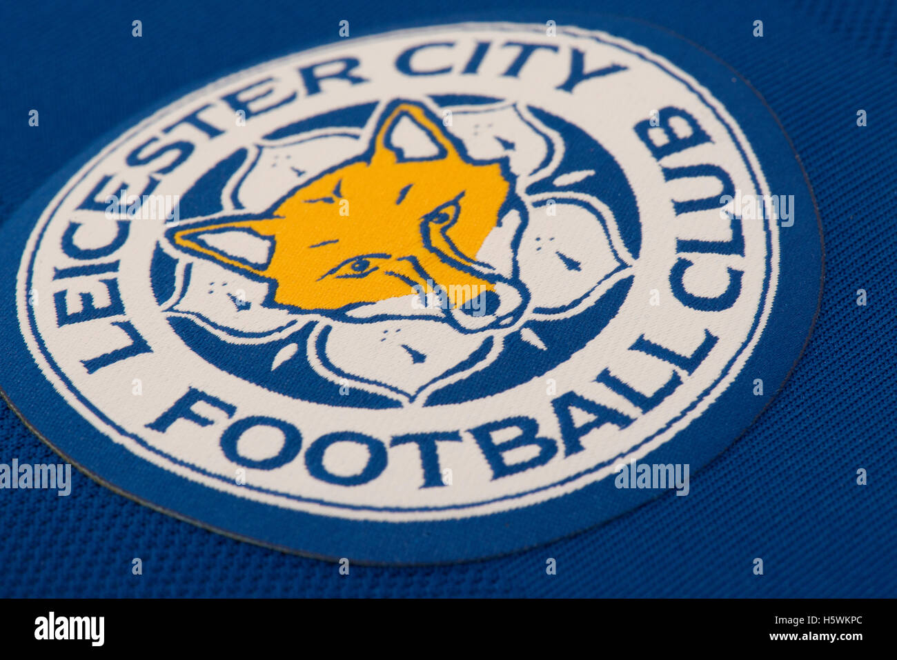 Premier League Leicester City Football Club badge Foto Stock