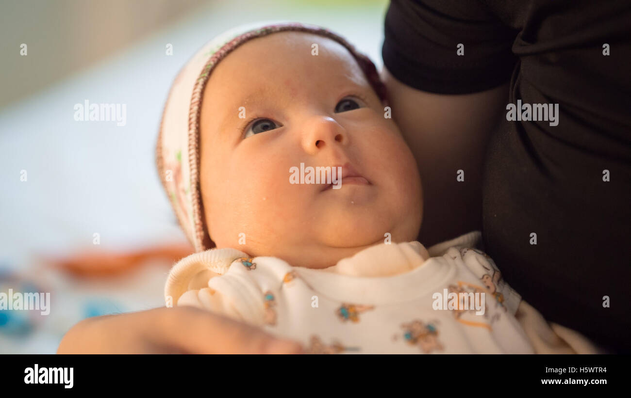 Little baby close-up Foto Stock