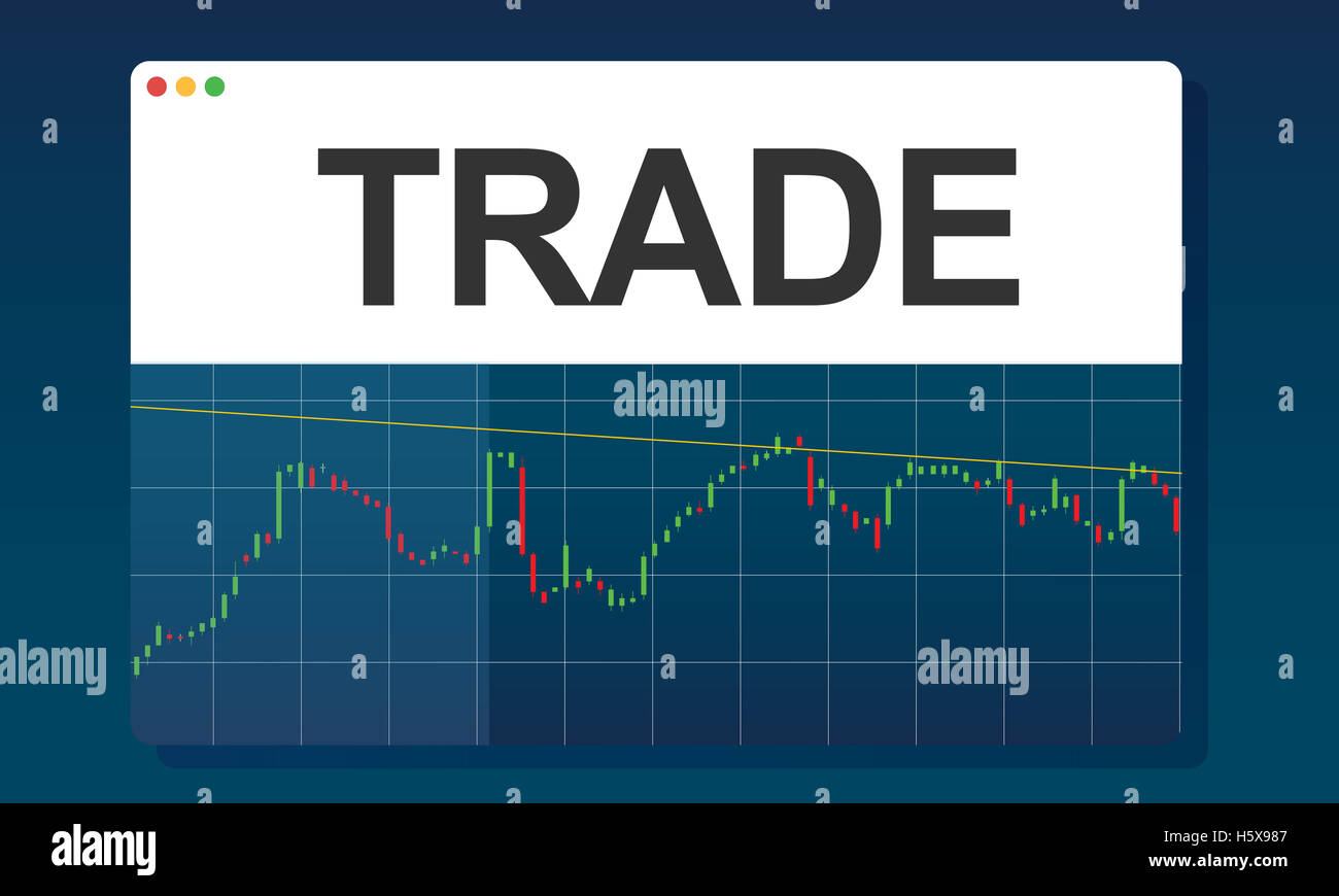 Borsa Business Marketing concetto di economia Foto Stock