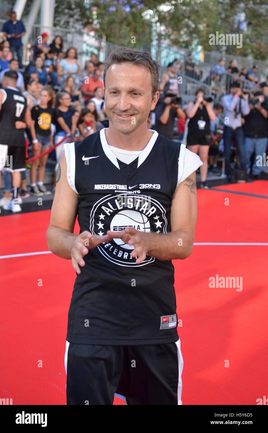 Breckin Meyer al 2015 Nike Basketball 3on3 torneo in L.A. Vivere il 7 agosto 2015 a Los Angeles Foto Stock