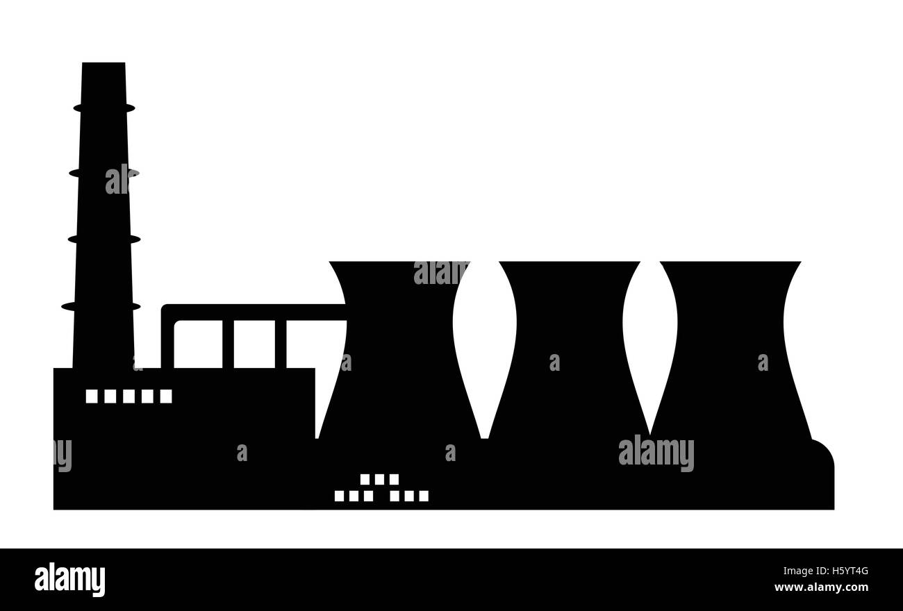 Icona del settore silhouette Illustrazione Vettoriale