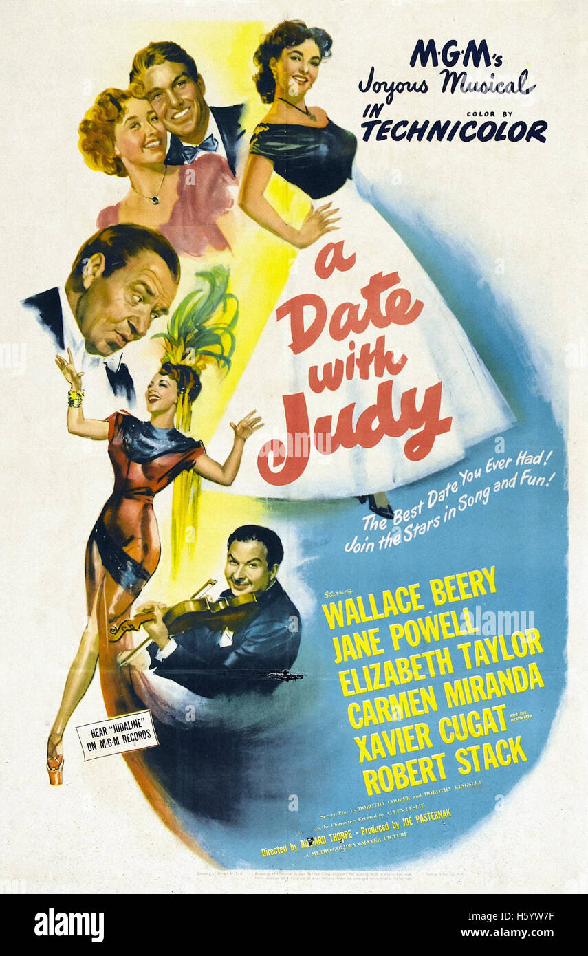 Una data con Judy - poster del filmato Foto Stock