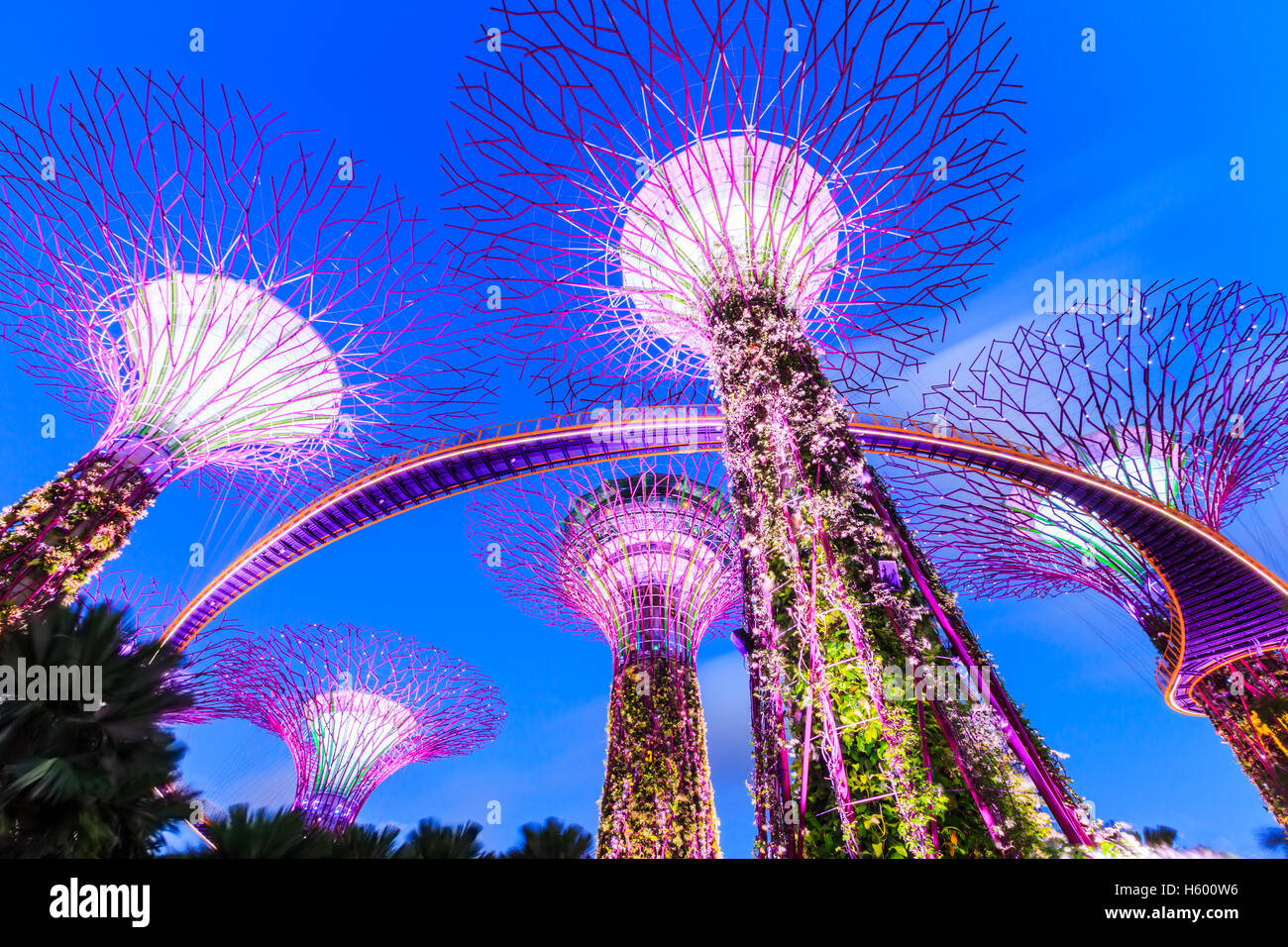 La città di Singapore, Singapore Foto Stock