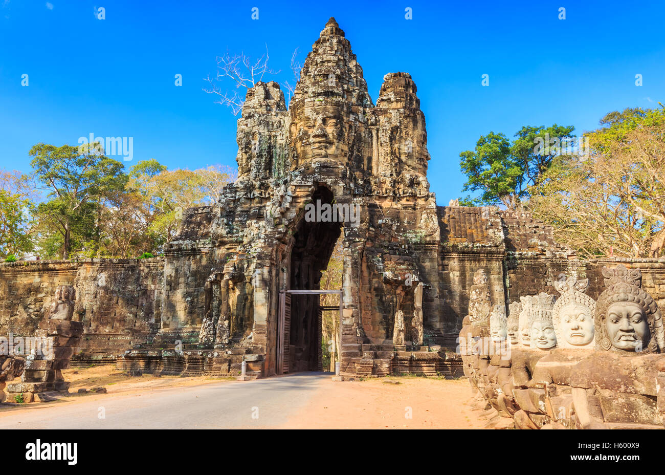 Angkor Wat, Cambogia. Foto Stock