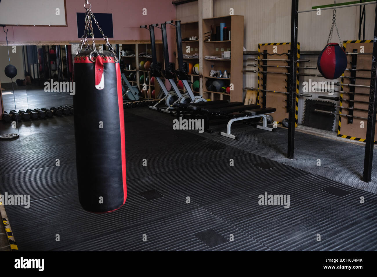 Sacco da boxe per la boxe o kick boxing sport Foto Stock