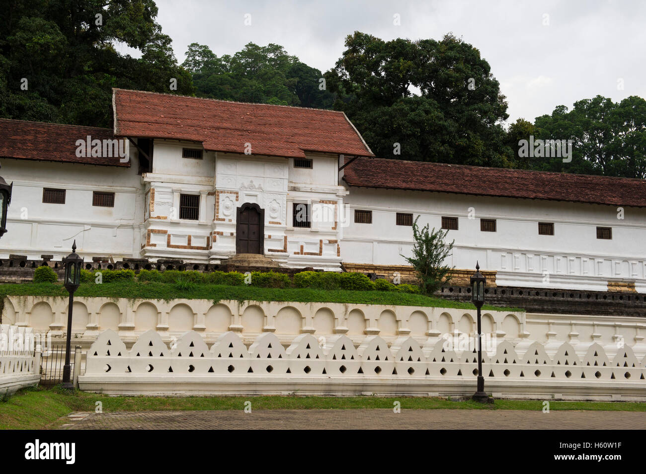 Il Museo Archeologico nell'ex Palazzo Reale, tempio del Dente complessa, Kandy, Sri Lanka Foto Stock