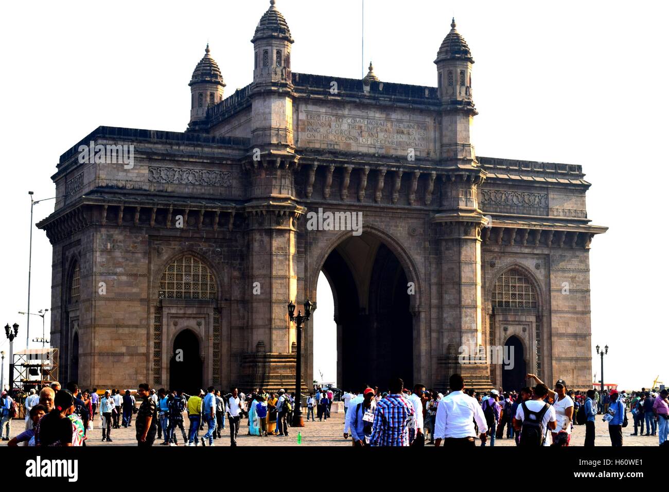 Il Gateway of India situato a Mumbai Foto Stock