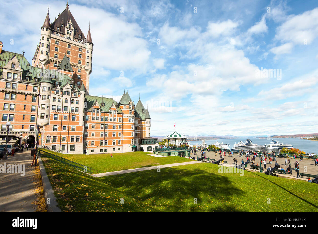 Castello Frontenac - Québec - Canada Foto Stock