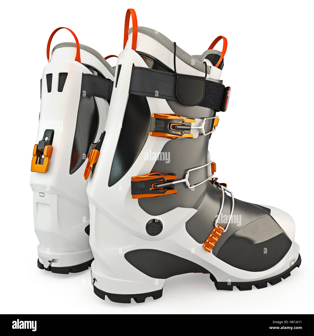 Stivali di gomma 3d Foto Stock