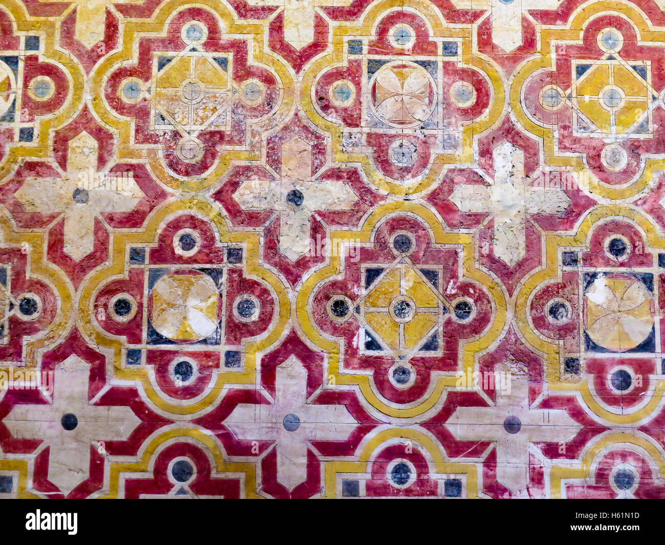 Piastrelle decorative motivo islamica Foto Stock