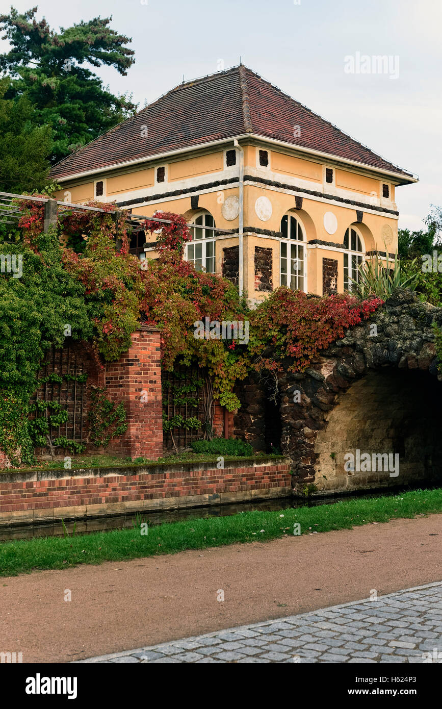 Neumark's Garden e Eisenhart Wörlitz, giardini, Sassonia-Anhalt, Germania, Europa, dall'UNESCO Patrimonio Mondiale Foto Stock