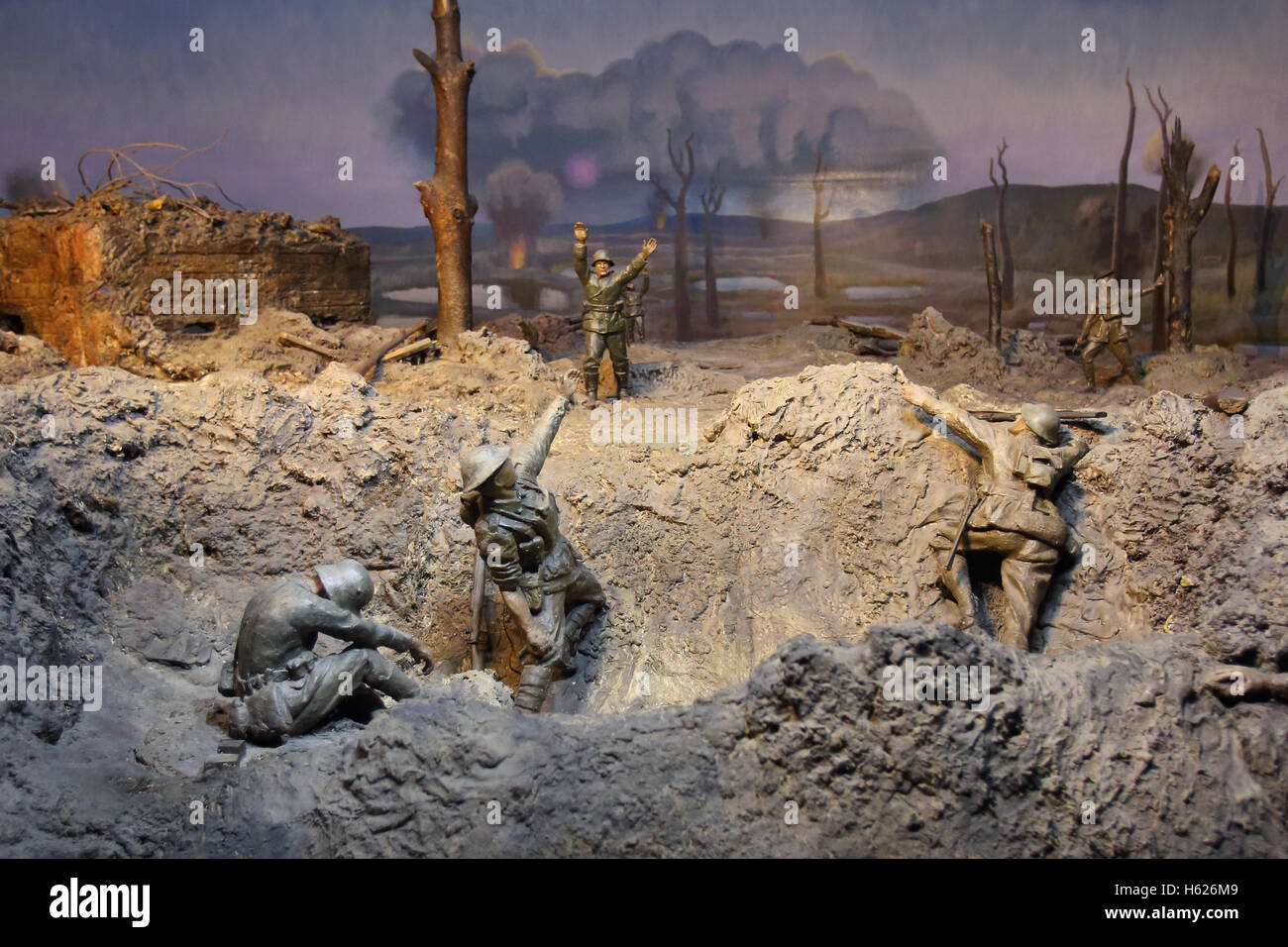Diorama di guerra wwi immagini e fotografie stock ad alta risoluzione -  Alamy