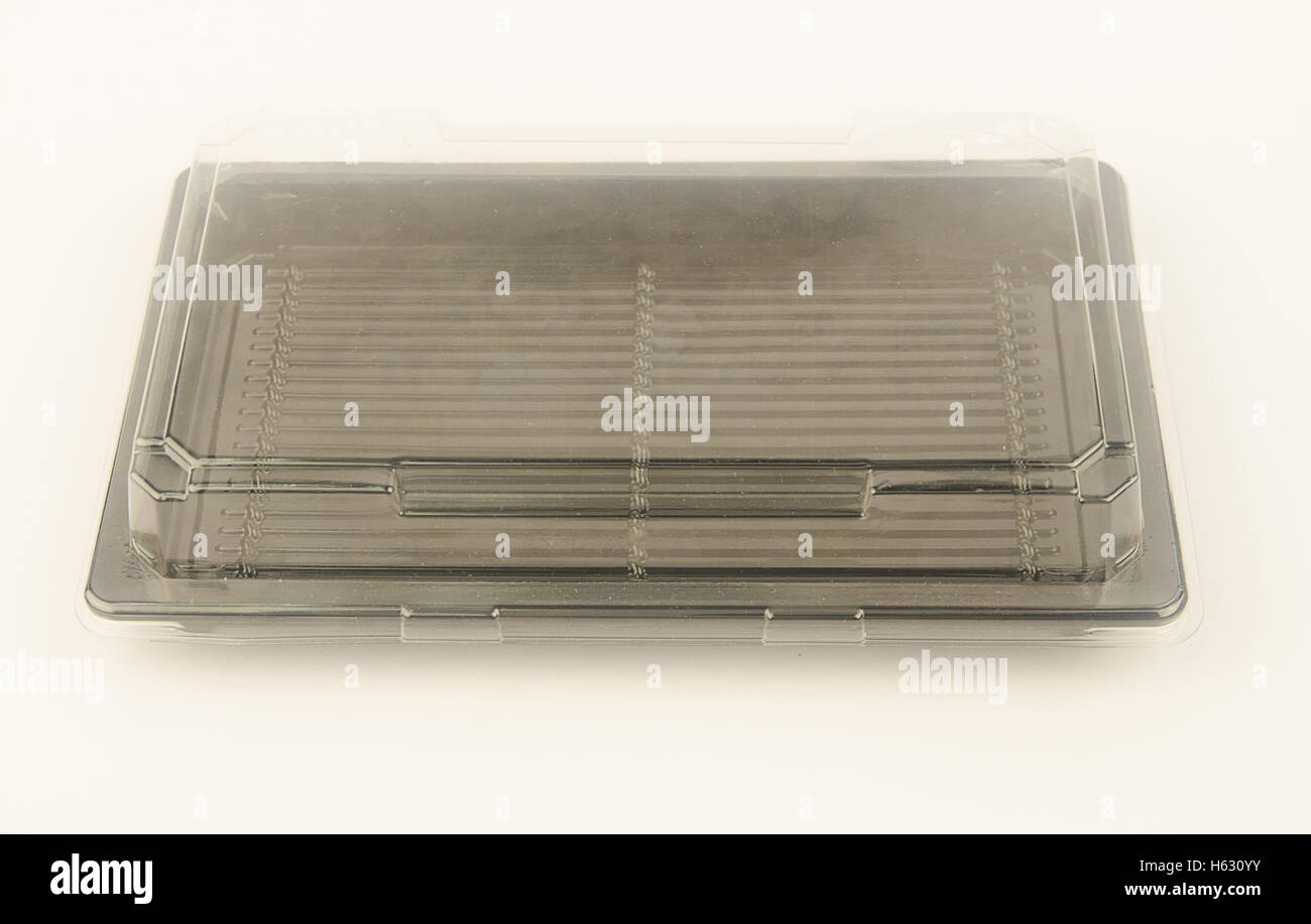 Contenitore in plastica per alimenti Foto Stock