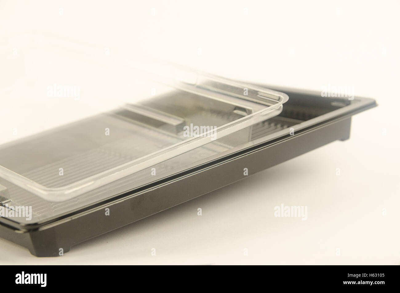 Contenitore in plastica per alimenti Foto Stock