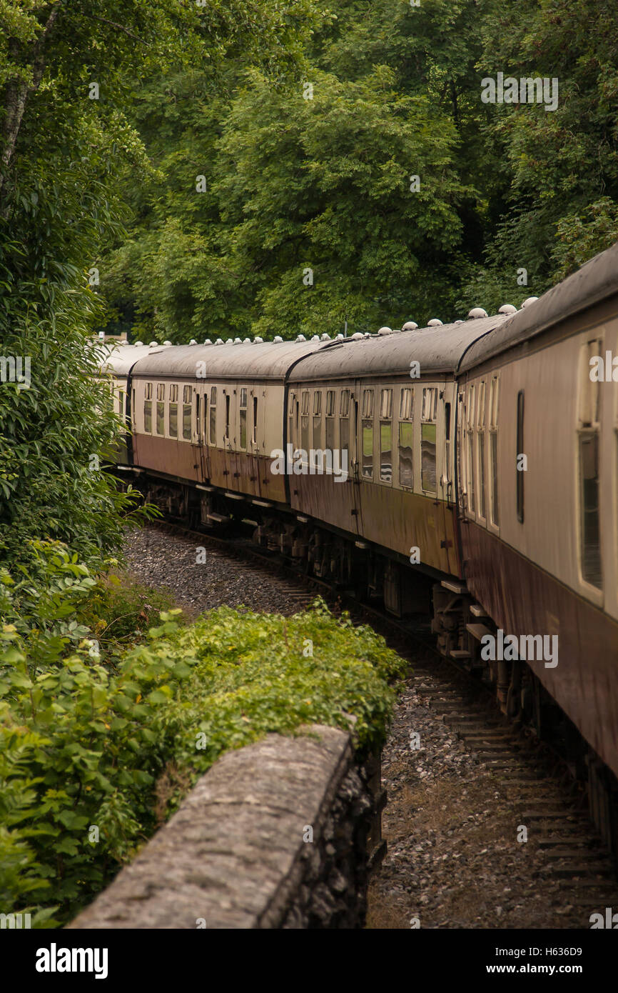 Bodmin vapore carrelli motore Foto Stock